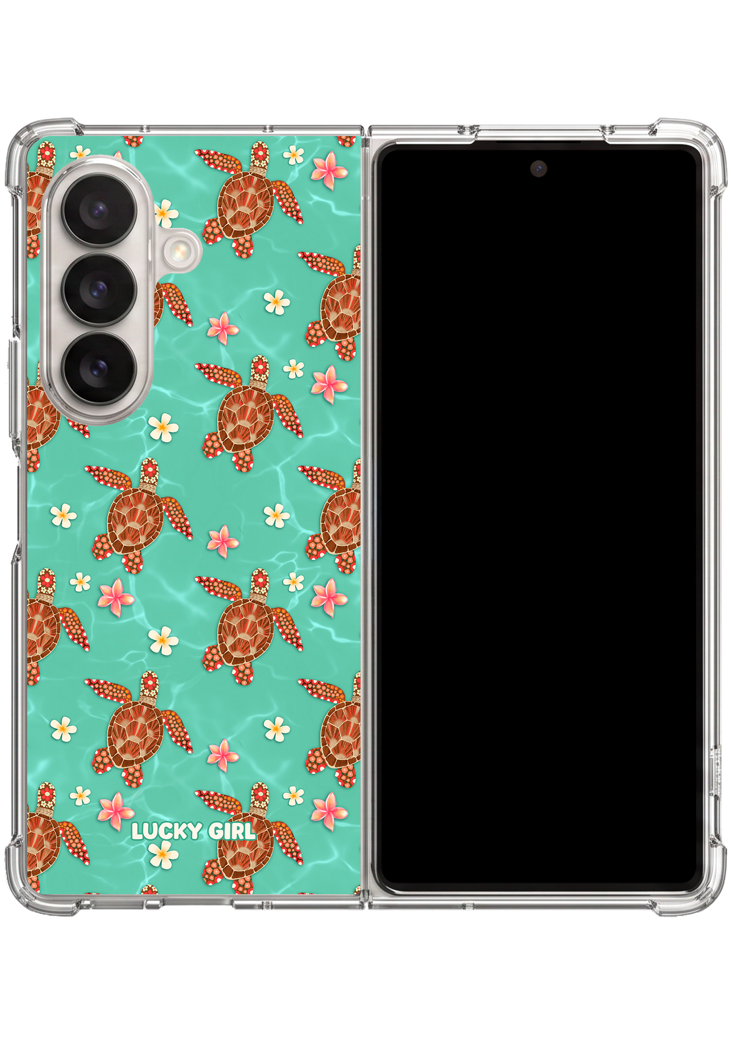 Turtle Bay Clear Case Insert Galaxy Z Fold 7
