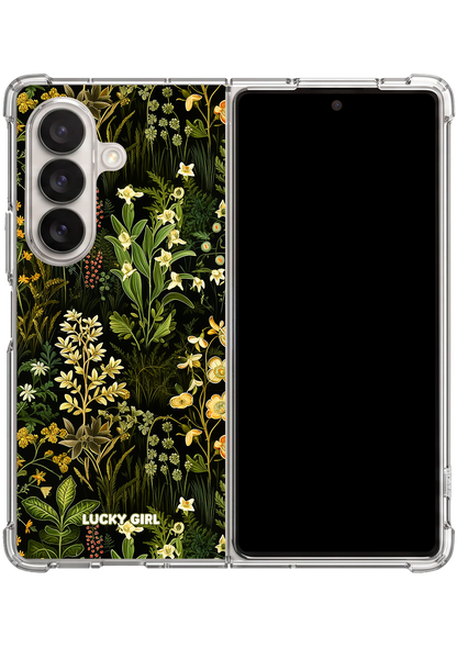 Verdant Grove Clear Case Insert Galaxy Z Fold 7