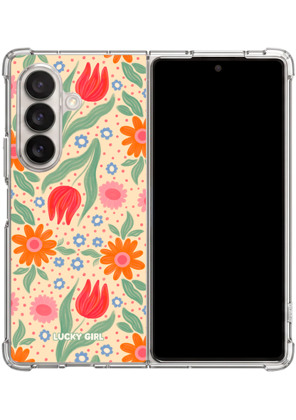 Villa Flora Clear Case Insert Galaxy Z Fold 7