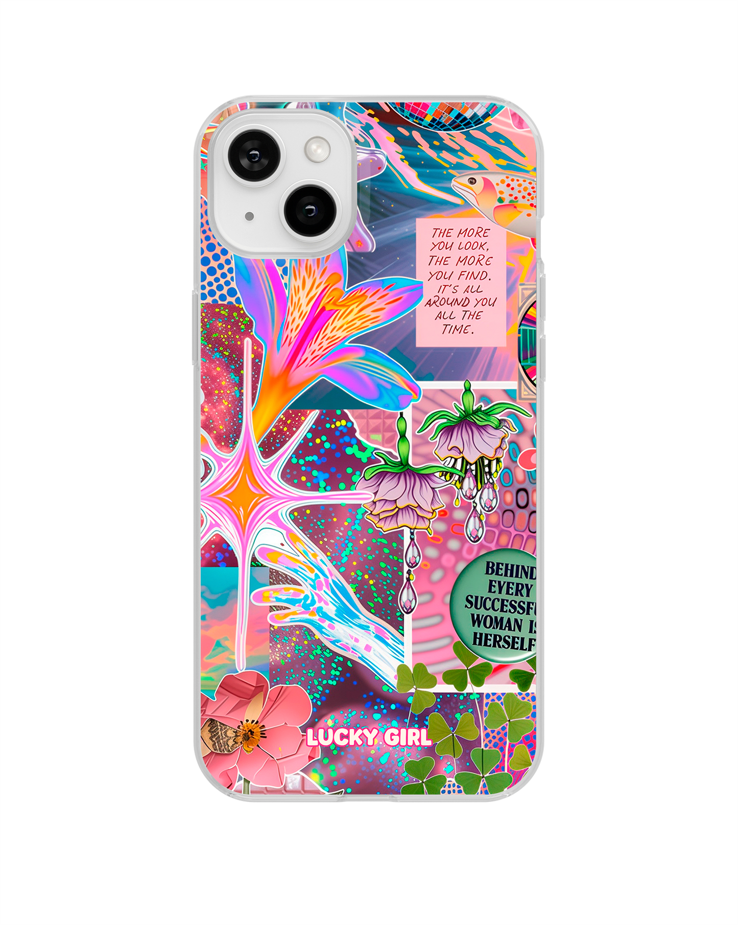 Whimsy & Wonder Clear Case Insert iPhone 14 Plus/15 Plus