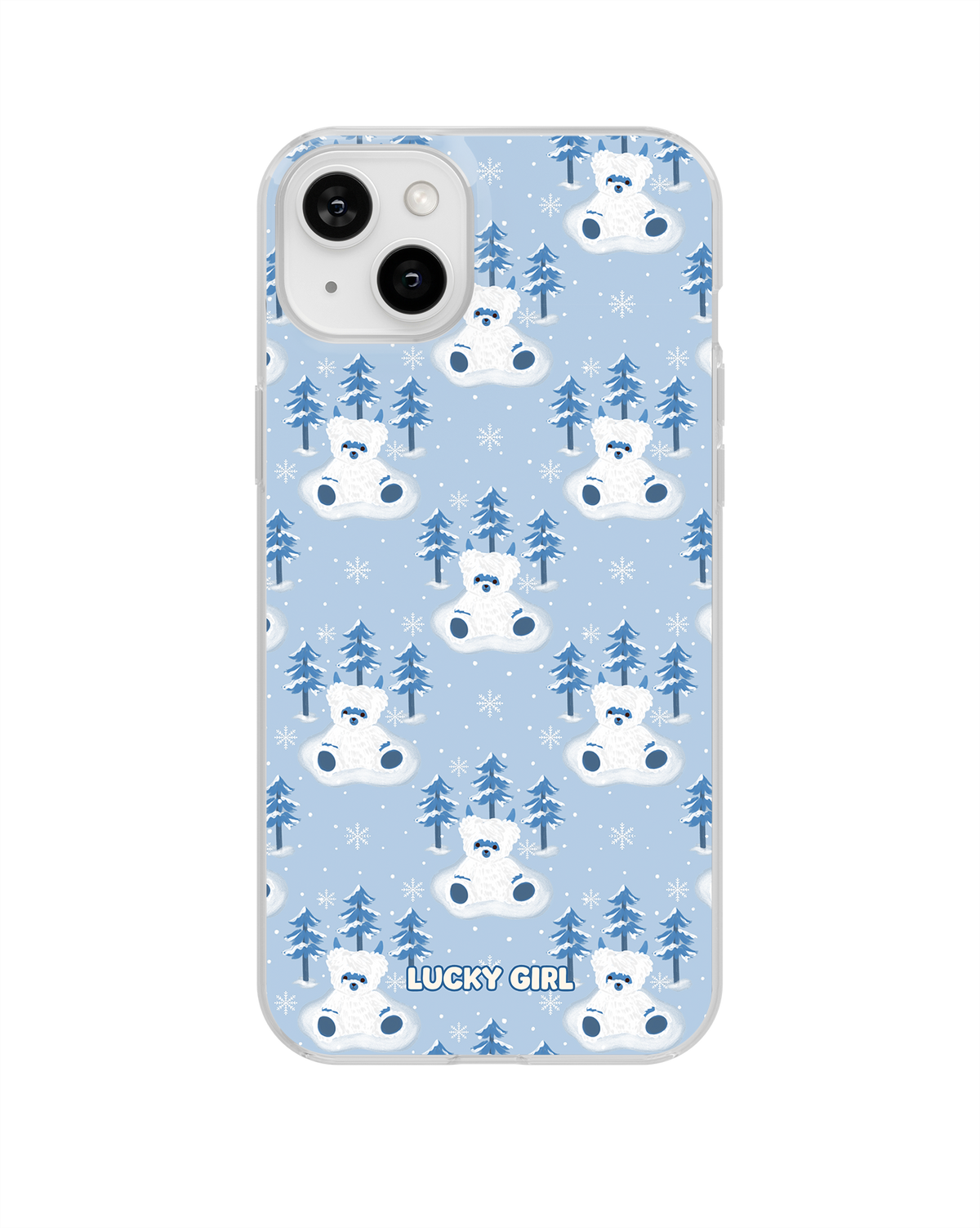 Yeti Teddy Clear Case Insert iPhone 14 Plus/15 Plus