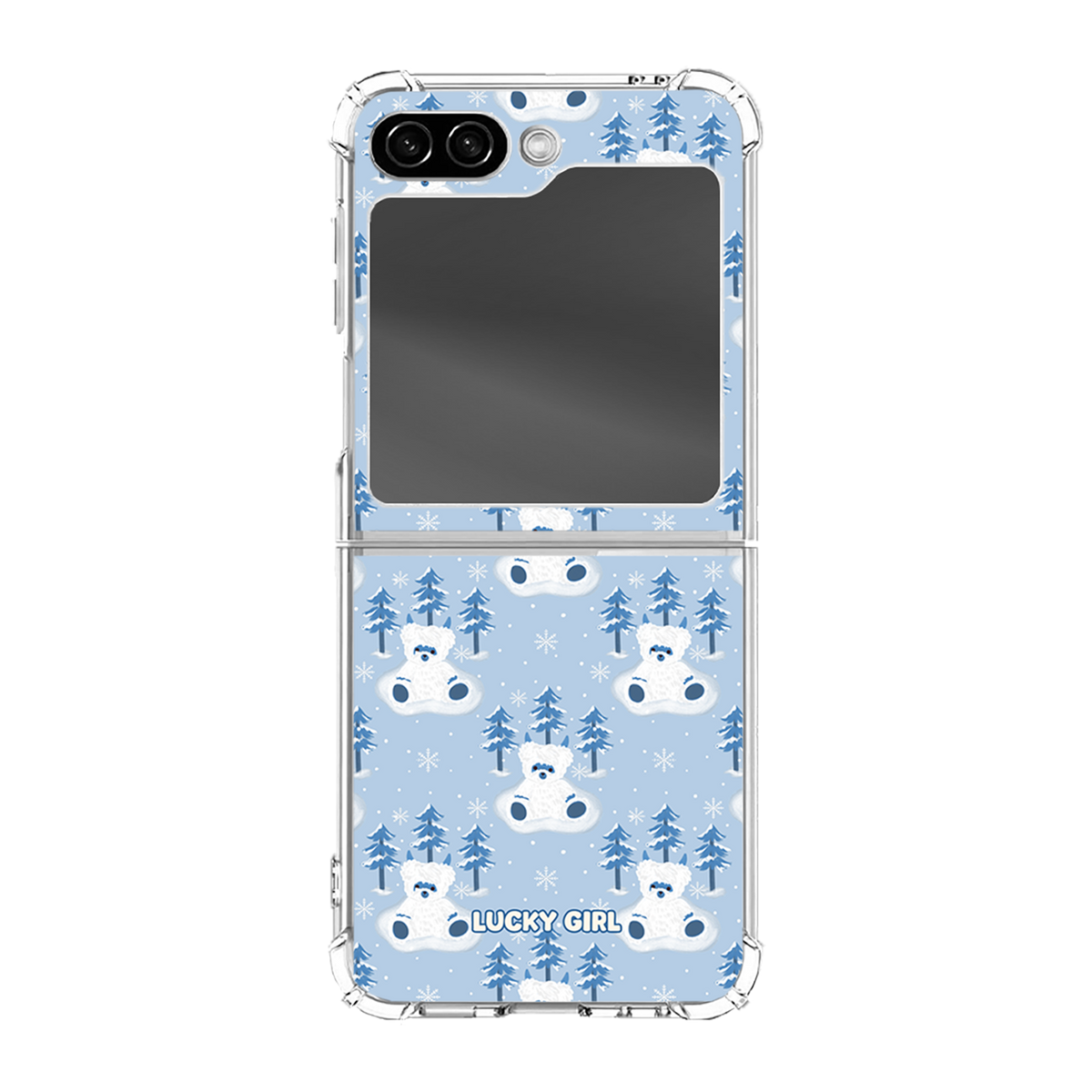 Yeti Teddy Clear Case Insert Galaxy Z Flip 6 / 7FE