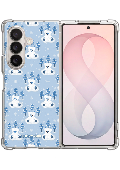 Yeti Teddy Clear Case Insert Galaxy Z Fold 7 / 8 Ultra