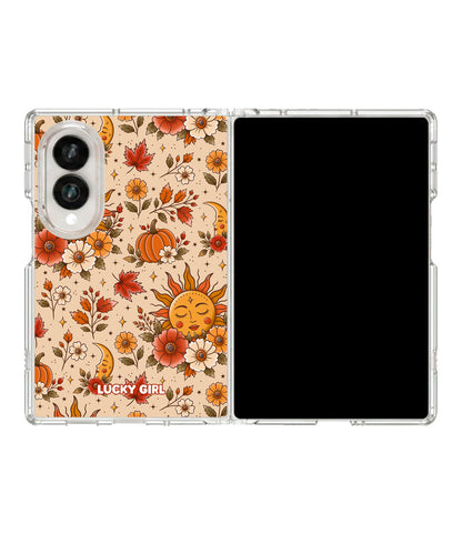 Autumn Equinox Clear Case Insert Galaxy Z Fold 8 (wide)