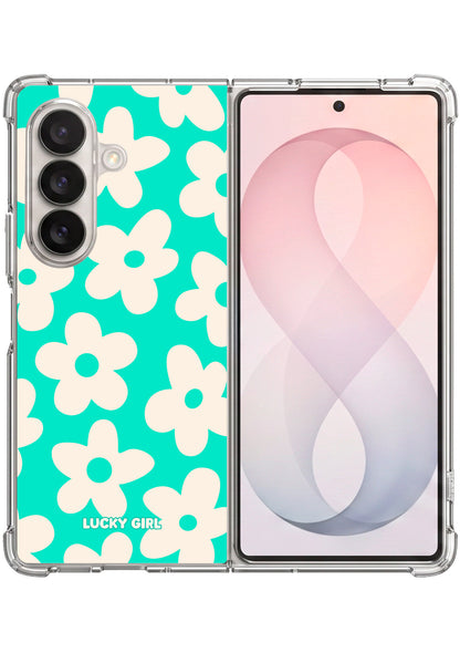 Bermuda Big Blooms Clear Case Insert Galaxy Z Fold 7 / 8 Ultra