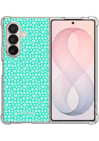 Bermuda Little Blooms Clear Case Insert Galaxy Z Fold 7 / 8 Ultra