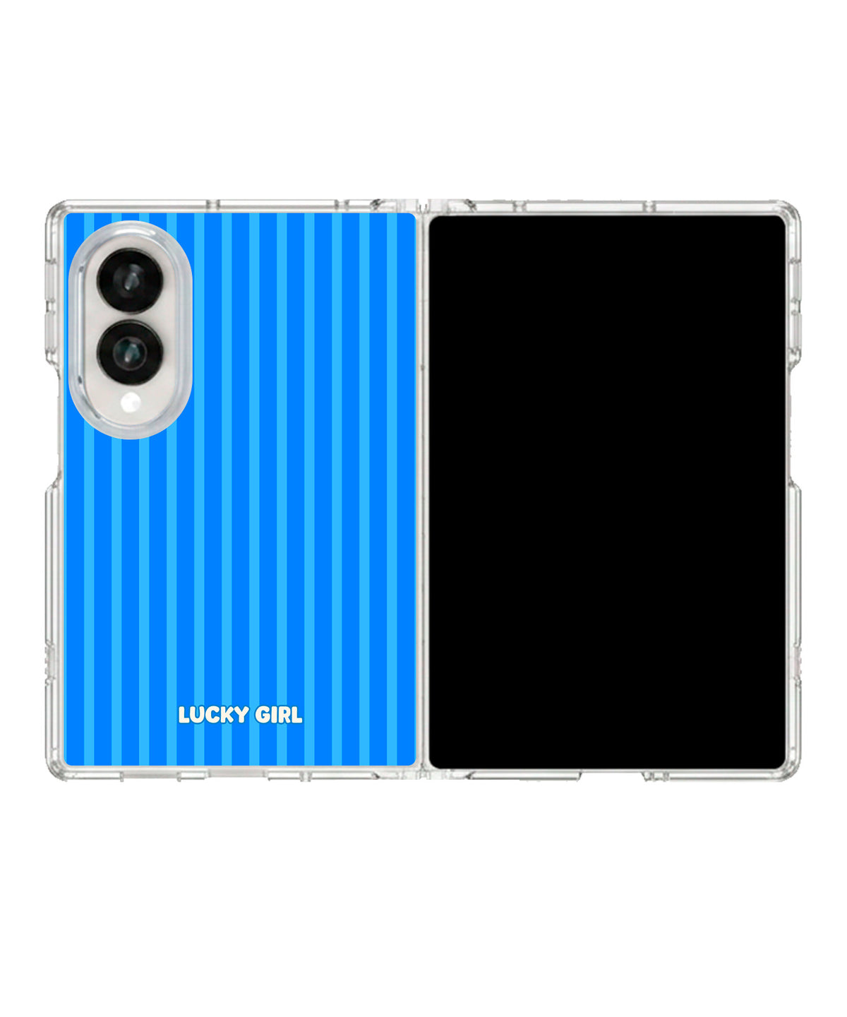 Cabana Stripes Clear Case Insert Galaxy Z Fold 8 (wide)