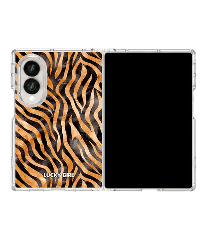 Classic Tiger Clear Case Insert Galaxy Z Fold 8 (wide)
