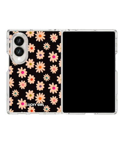 Daisies in the Dark Clear Case Insert Galaxy Z Fold 8 (wide)