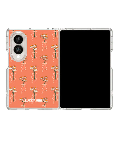 Desert Daisies Clear Case Insert Galaxy Z Fold 8 (wide)