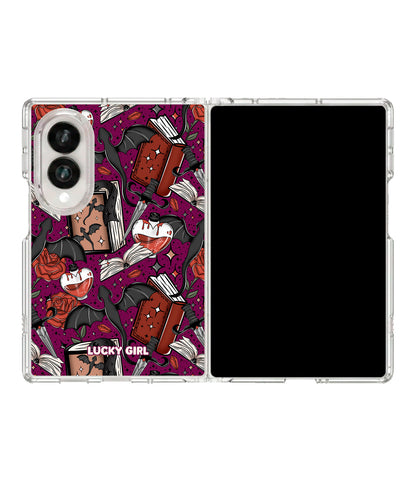 Dragon's Devotion Clear Case Insert Galaxy Z Fold 8 (wide)
