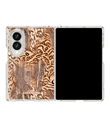 Golden Wild Thing Clear Case Insert Galaxy Z Fold 8 (wide)