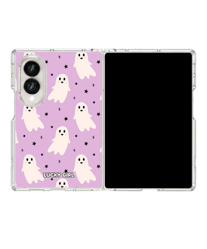 Hocus Pocus Ghosts Clear Case Insert Galaxy Z Fold 8 (wide)