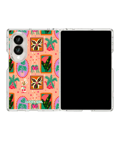 Houseplant Haven Clear Case Insert Galaxy Z Fold 8 (wide)
