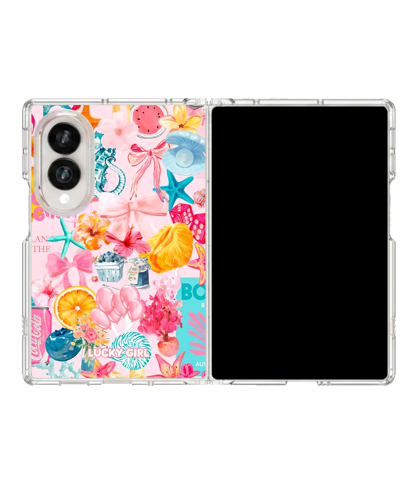 Island Icons Clear Case Insert Galaxy Z Fold 8 (wide)