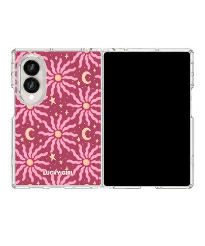 Mauve Sky Clear Case Insert Galaxy Z Fold 8 (wide)