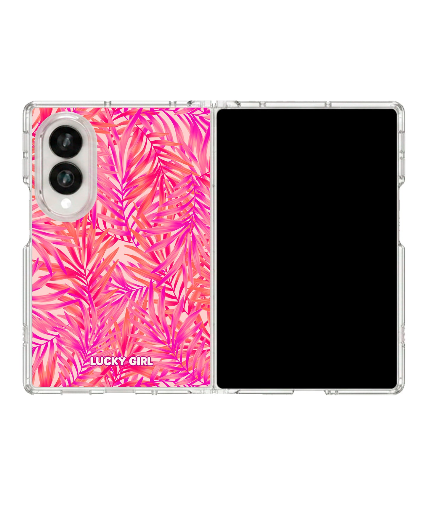 Miami Mood (Pink) Clear Case Insert Galaxy Z Fold 8 (wide)