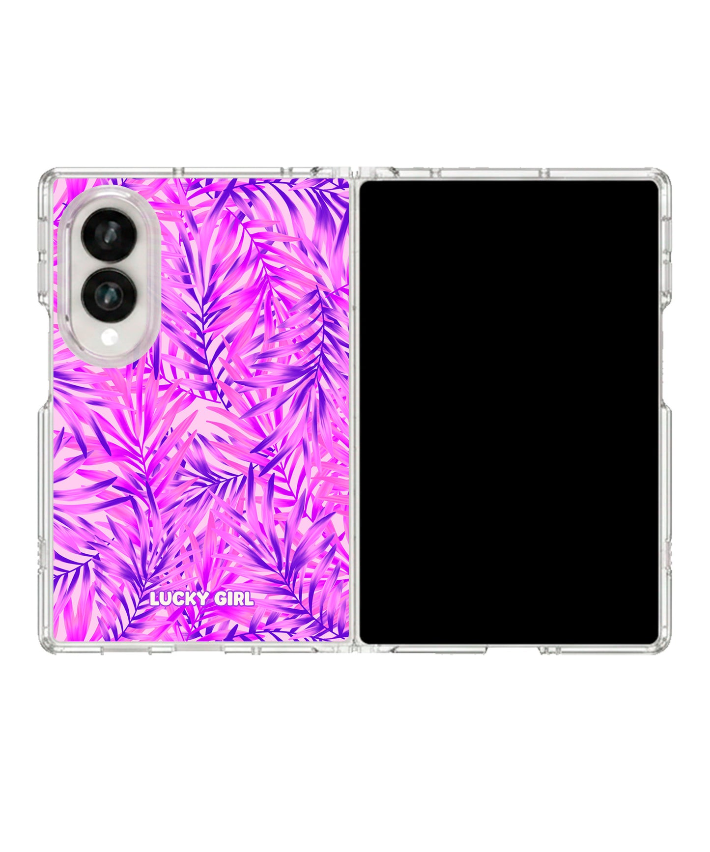 Miami Mood (Purple) Clear Case Insert Galaxy Z Fold 8 (wide)