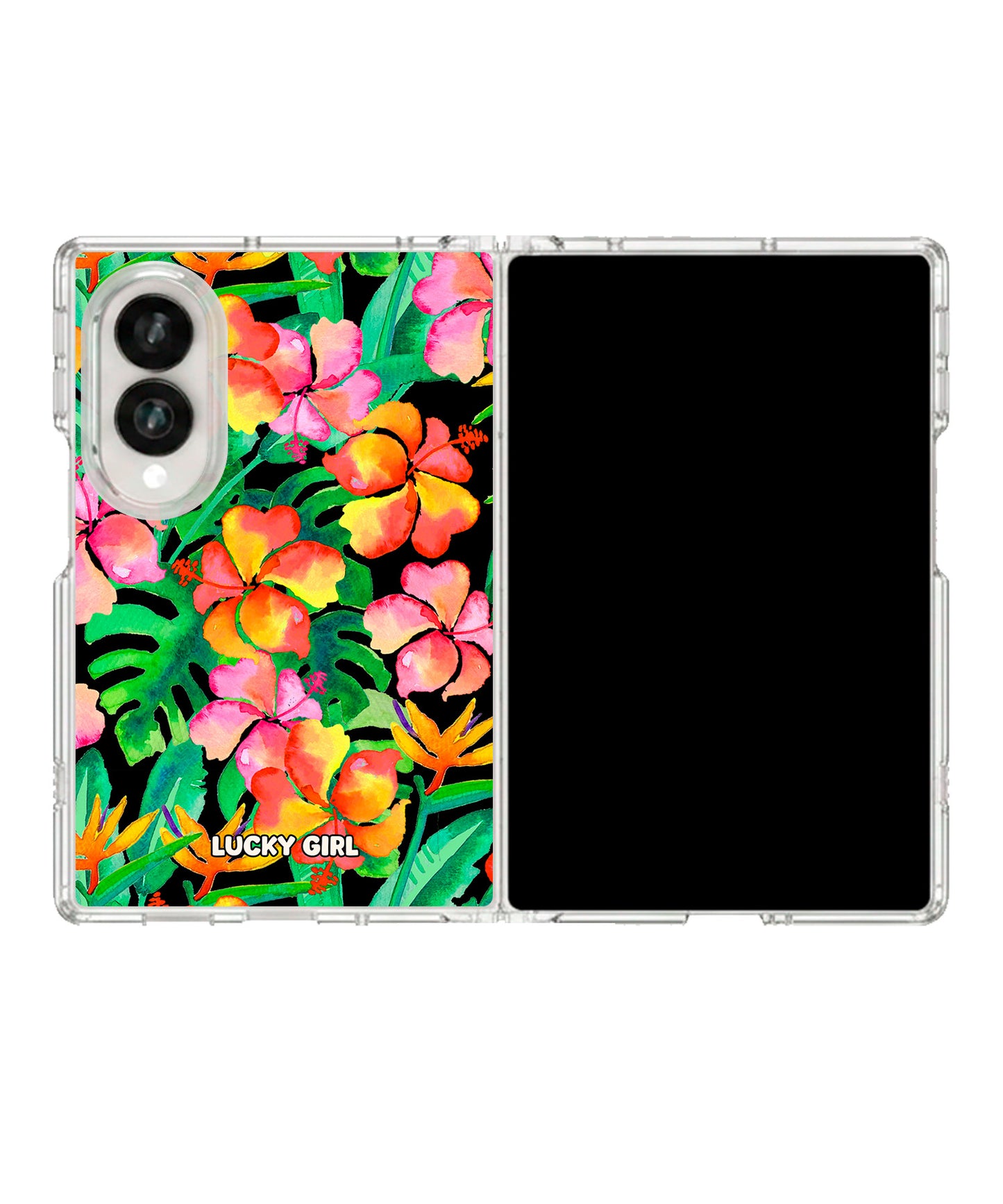 Midnight Maui Clear Case Insert Galaxy Z Fold 8 (wide)