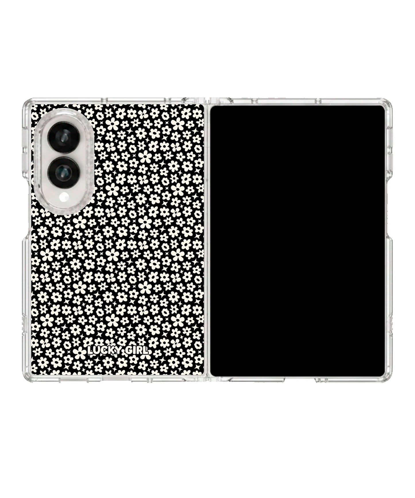 Onyx Little Blooms Clear Case Insert Galaxy Z Fold 8 (wide)