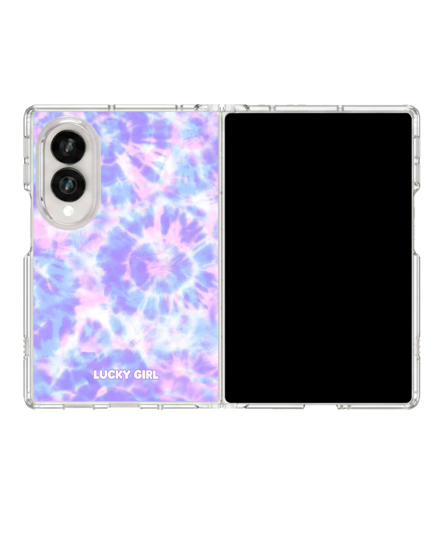 Periwinkle Prism Clear Case Insert Galaxy Z Fold 8 (wide)
