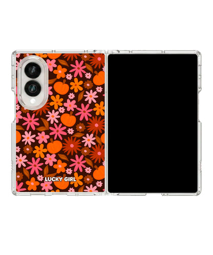 Petals & Pumpkins Clear Case Insert Galaxy Z Fold 8 (wide)