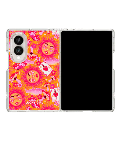 Radiant Skies Clear Case Insert Galaxy Z Fold 8 (wide)
