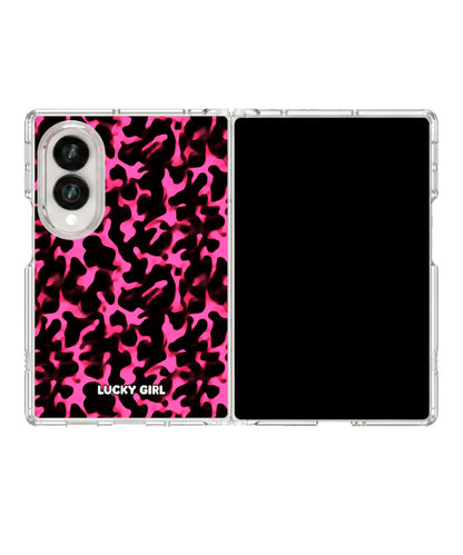 Raspberry Tortoise Clear Case Insert Galaxy Z Fold 8 (wide)