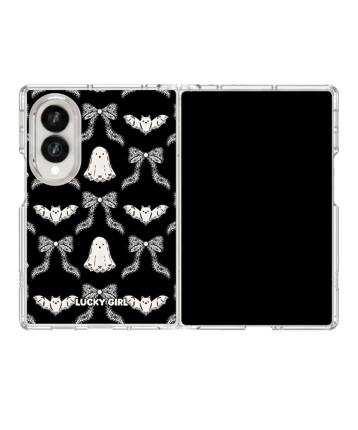 Spooky Chantilly Clear Case Insert Galaxy Z Fold 8 (wide)