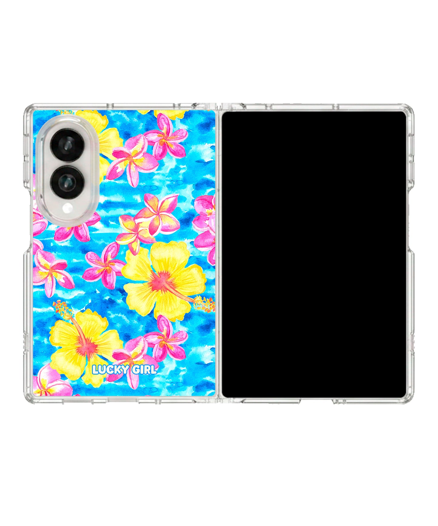 Summer Splash Clear Case Insert Galaxy Z Fold 8 (wide)