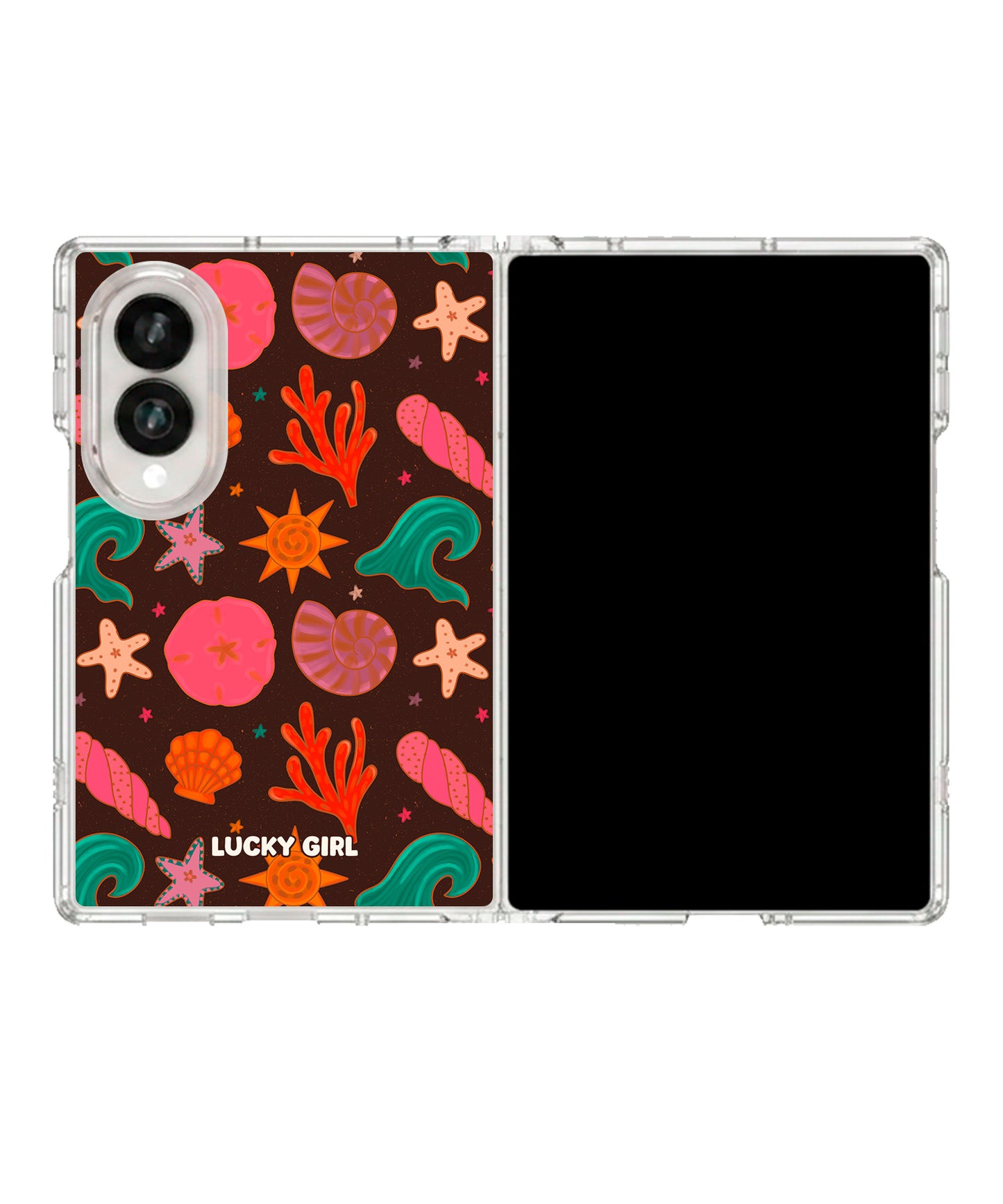 Tide Pool Clear Case Insert Galaxy Z Fold 8 (wide)