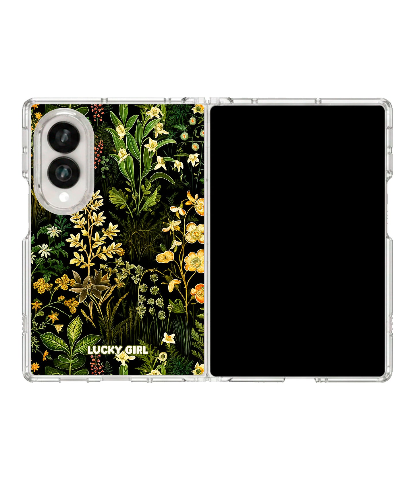 Verdant Grove Clear Case Insert Galaxy Z Fold 8 (wide)