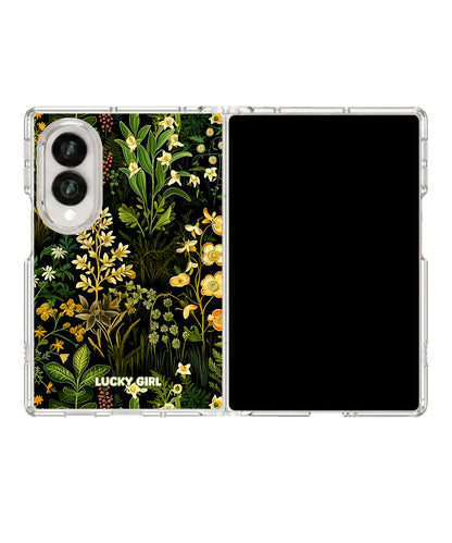 Verdant Grove Clear Case Insert Galaxy Z Fold 8 (wide)