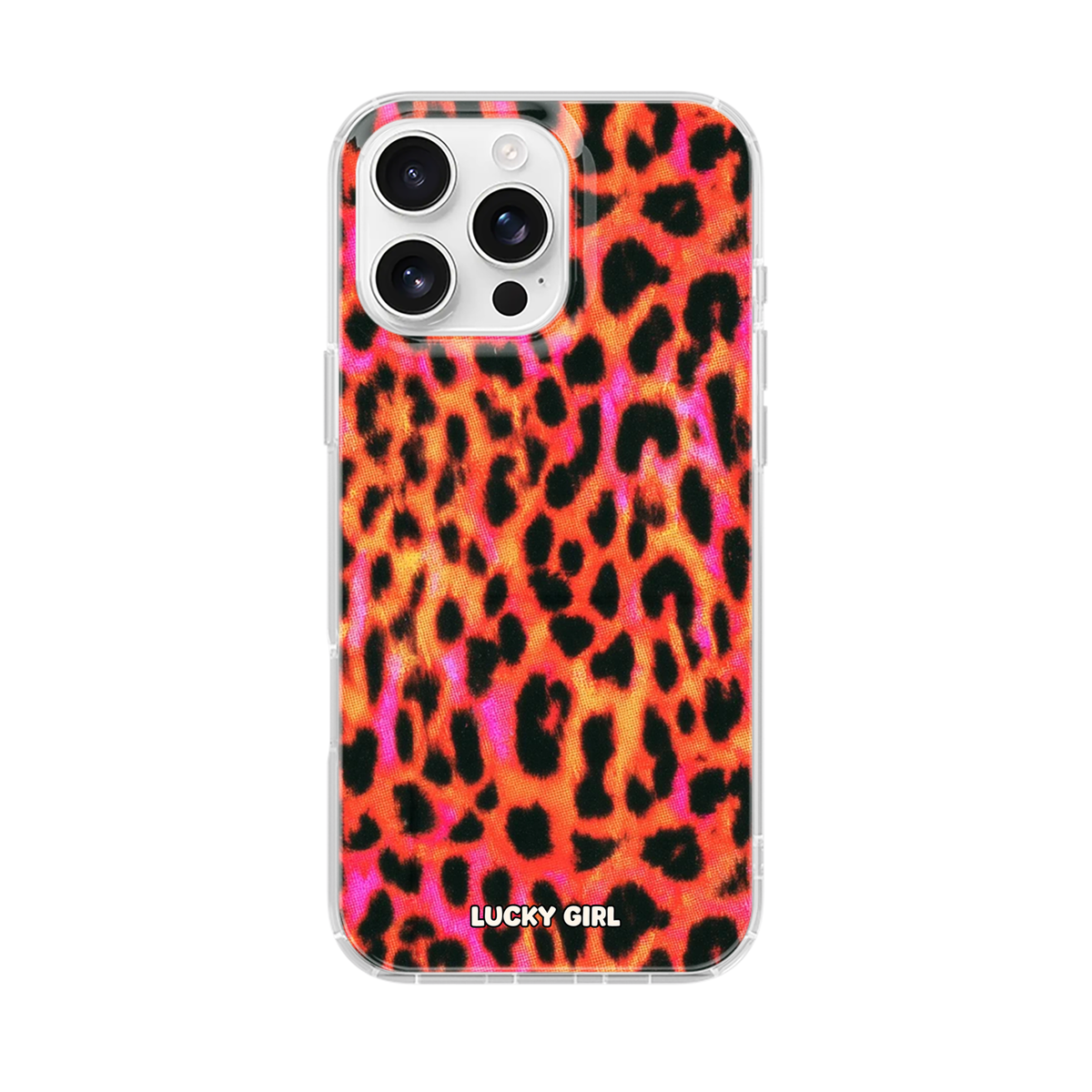 Lava Leopard Clear Case Insert iPhone 17