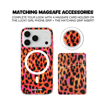 Lava Leopard Clear Case Insert iPhone 17