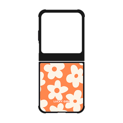 Tangerine Big Blooms Phone Case