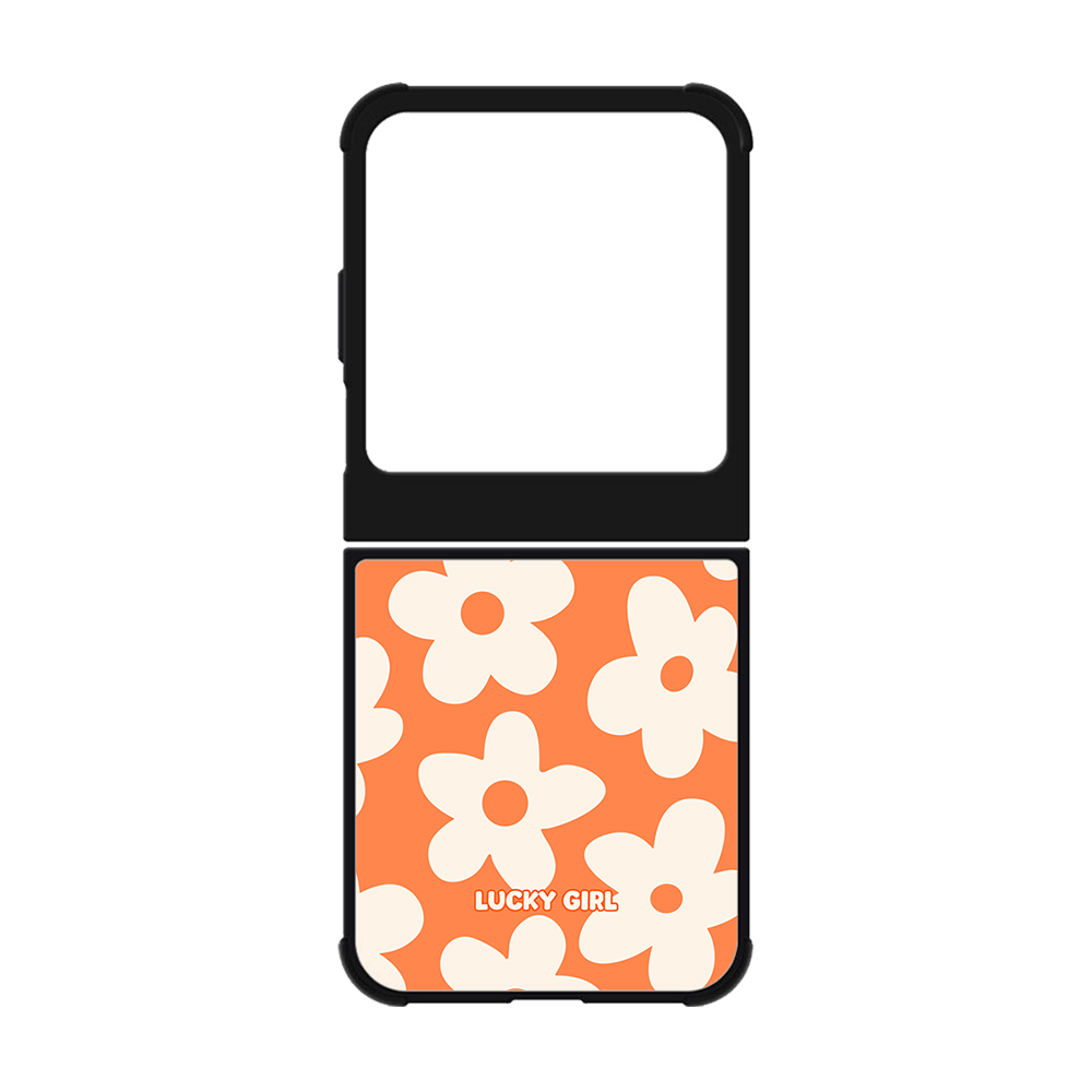 Tangerine Big Blooms Phone Case