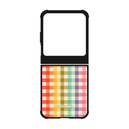 Rainbow Gingham Phone Case