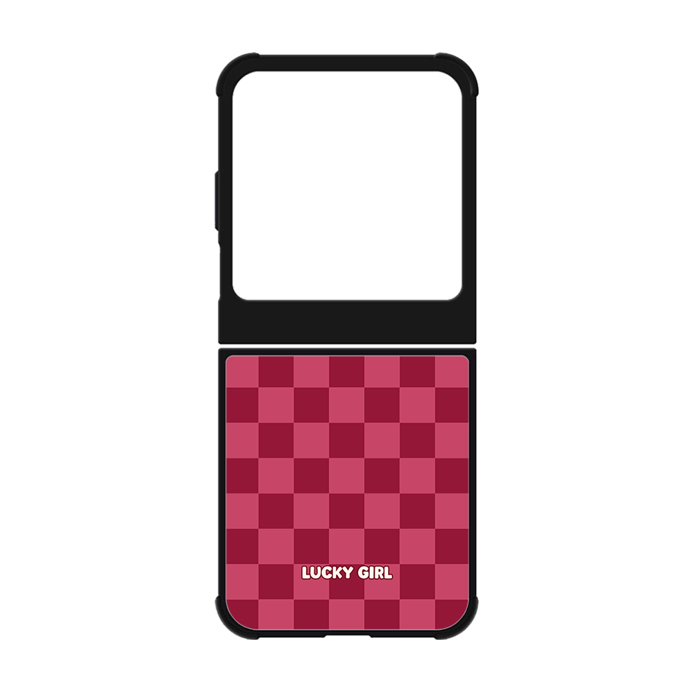 Black Cherry Checkers Phone Case