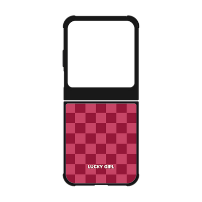 Black Cherry Checkers Phone Case