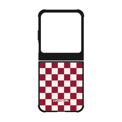 Black Cherry Checkers II Phone Case