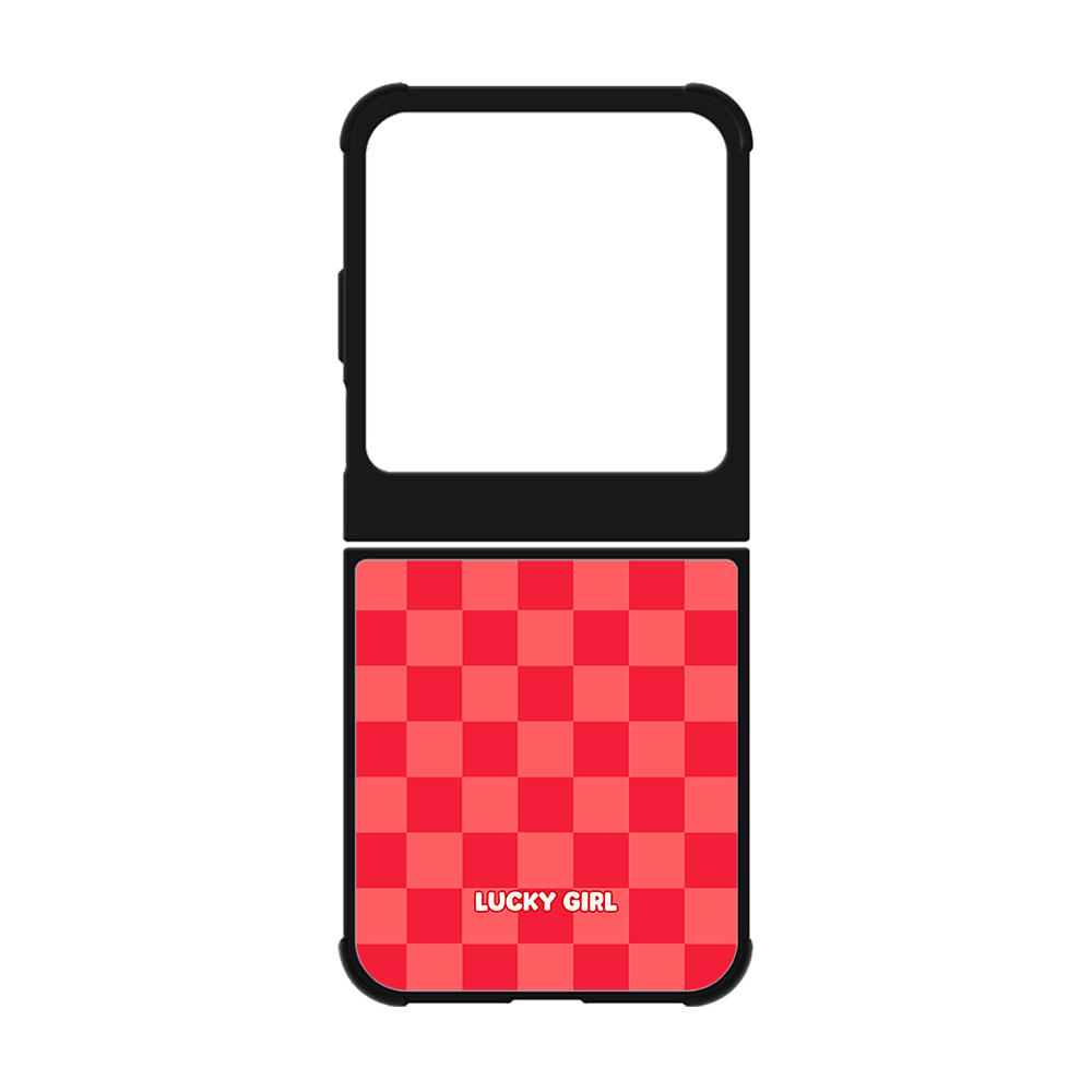 Vermillion Checkers Phone Case