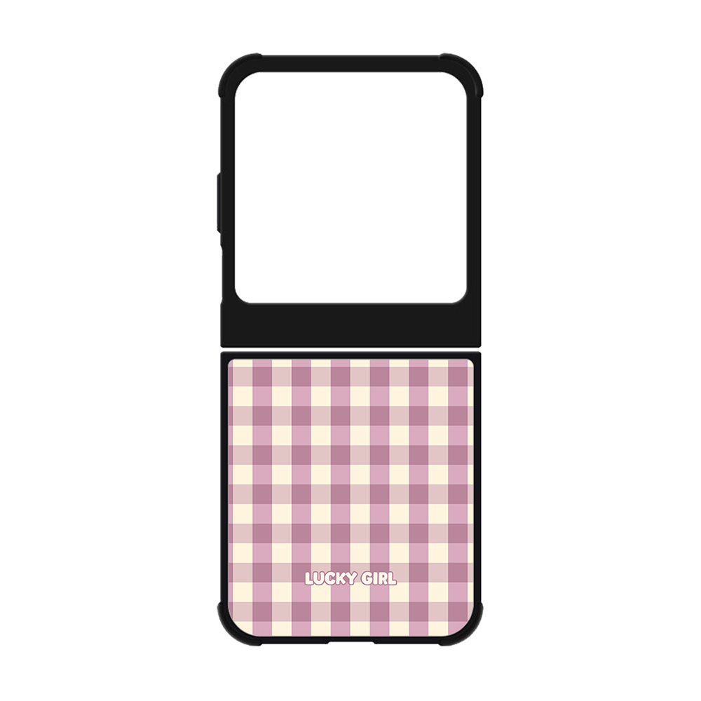 Plum Gingham Phone Case