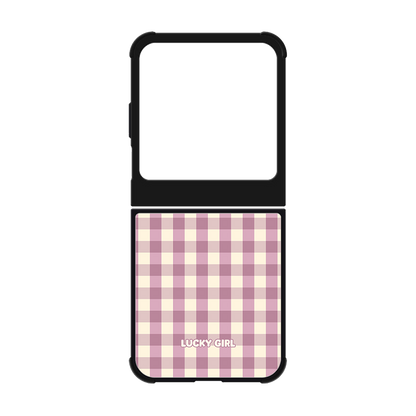 Plum Gingham Phone Case