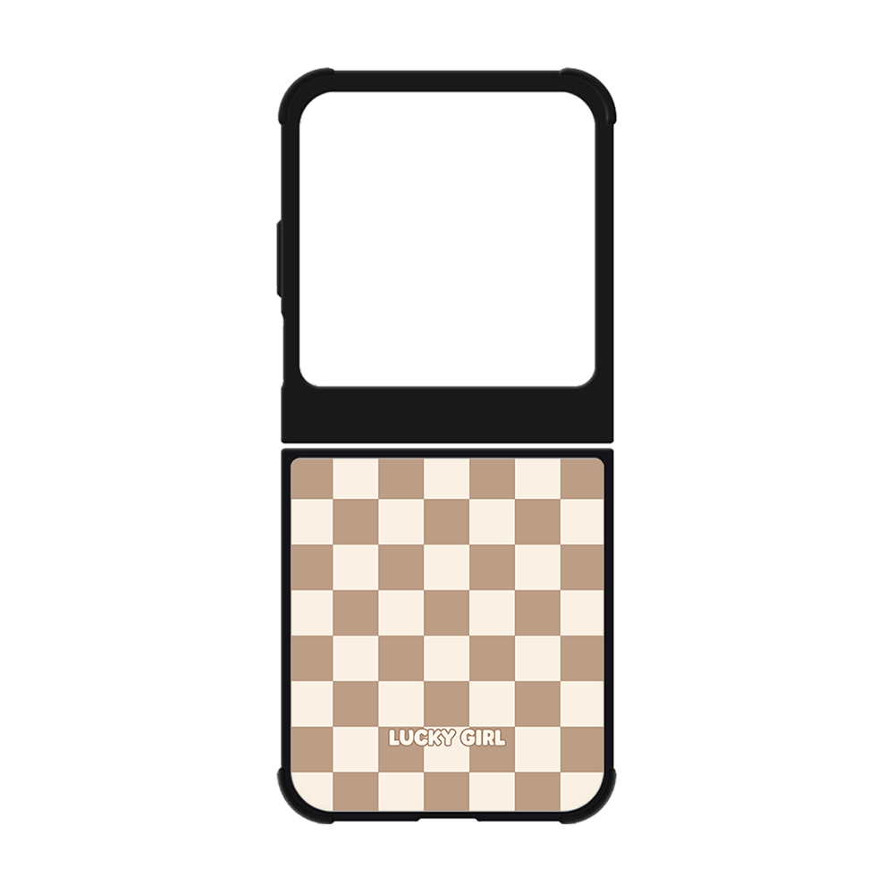 Chestnut Checkers II Phone Case