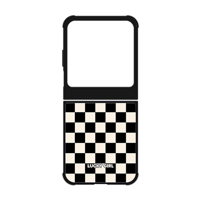 Onyx Checkers II Phone Case