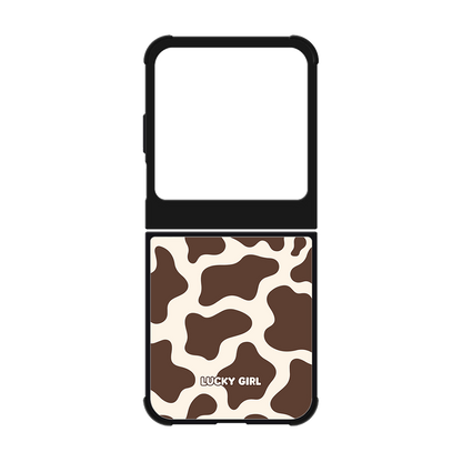 Espresso Cow Print Phone Case