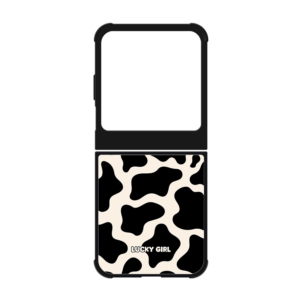 Onyx Cow Print Phone Case