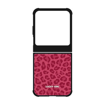 Black Cherry Leopard Phone Case