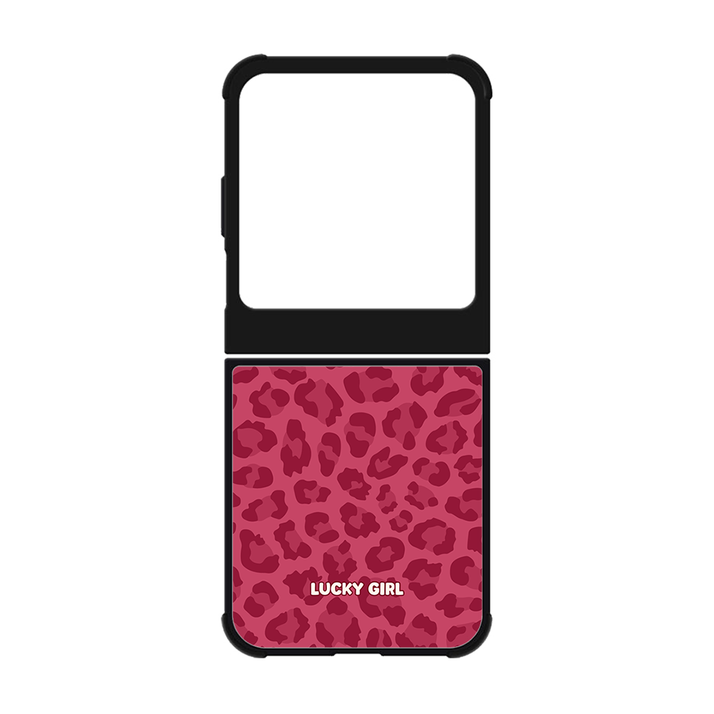 Black Cherry Leopard Phone Case